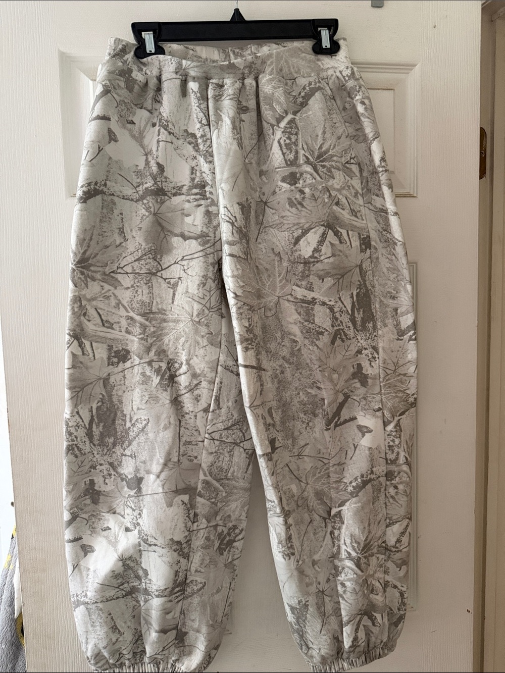 Unisex Light Gray Camo Sweatpants